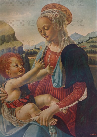 Virgin and Child, c1470, (1911). Artist: Andrea del Verrocchio