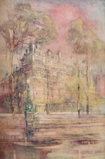 Savoy Hotel, London, c1905. Artist: Unknown