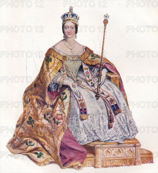 Alexandrina Victoria Queen of England, 1838, (1902). Artist: Edmund Thomas Parris