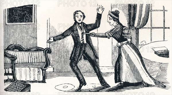 Murder of Captain Lawson (A Cock), c1840, (1902). Artist: Unknown