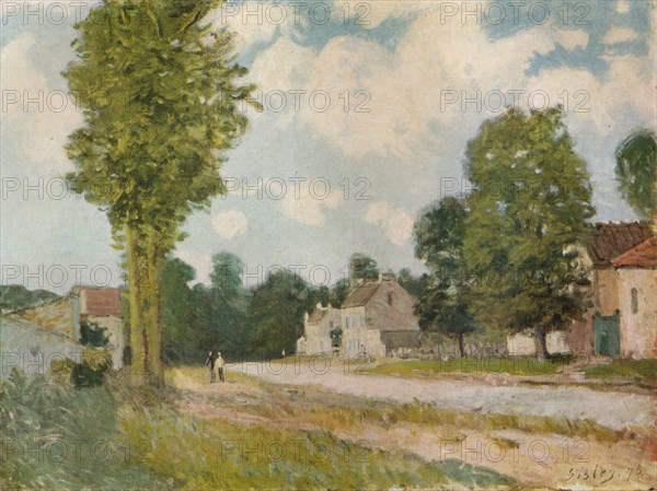 La Route de Versailles, 19th century, (1929). Artist: Alfred Sisley