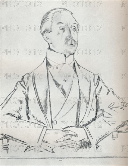 'Portrait study in pencil', c20th century (1932). Artist: William Newenham Montague Orpen.