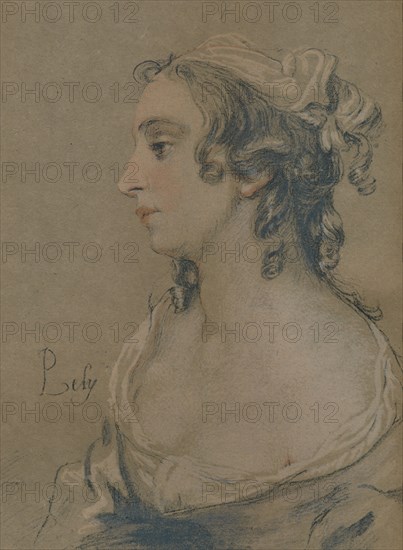 'Study in Pastel', 17th century. Artist: Peter Lely.