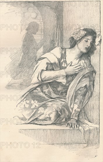 'Portion of illustration for Mrs Blashfield's Parlour Plays''', c1901. Artist: Edwin Howland Blashfield