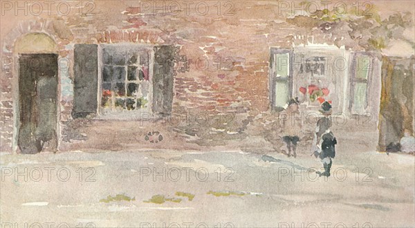 'A study, from the sketch in watercolour by J McNeill Whistler', c1880s (1903-1904).  Artist: James Abbott McNeill Whistler.