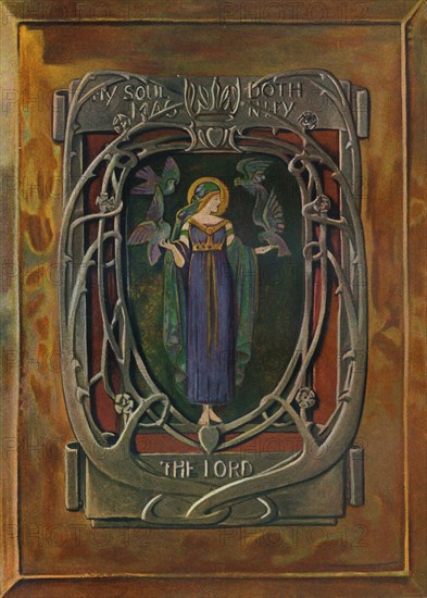 'Enamel Plaque by Alexander Fisher', c1898. Artist: Alexander Fisher