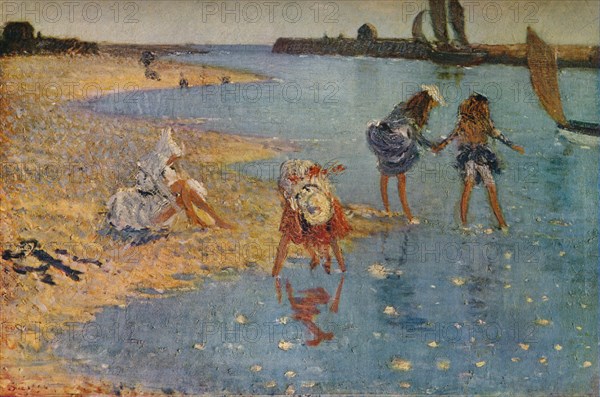 'Children Paddling', 1891 (1930). Artist: Philip Wilson Steer.