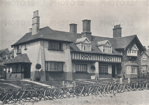 Bournville: cottages in Holly Grove by WA Harvey, c1900 (1901-1902). Artist: Unknown.