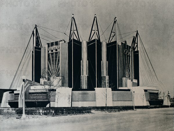 The Travel and Transport Building, 1932 (1933). Artist: Unknown.