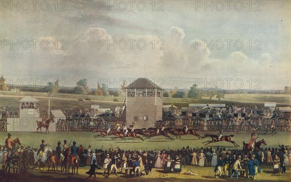 'Ascot Heath Races', 19th century. Artist: James Pollard.