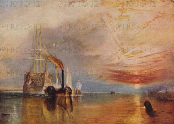 'The Fighting Temeraire', 1839.  Artist: JMW Turner.