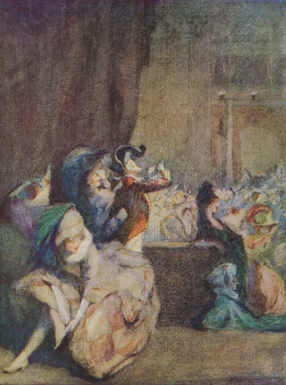 'Scene at Masked Ball', c19th century. Artist: Claude Allin Shepperson.