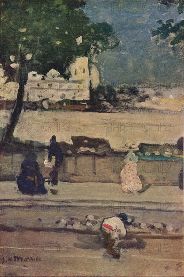 'Quai Des Grands Augustins, Paris', c19th century. Artist: James Wilson Morrice.