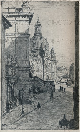 'Judenhof, Dresden', c1913. Artist: Walter Zeising.