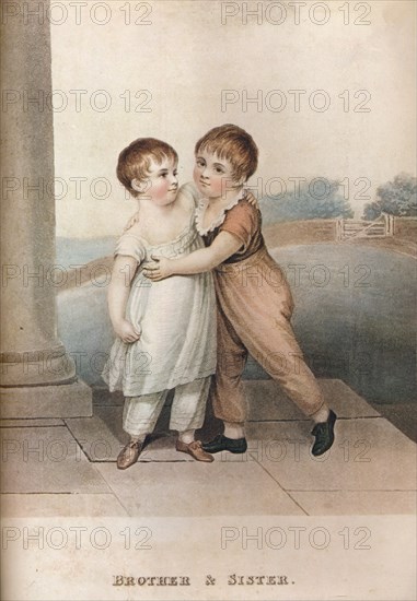 'Brother & Sister', c18th century. Artist: Unknown.