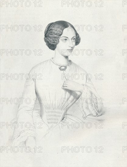 'Johanna Wagner', 1852. Artist: Richard James Lane.