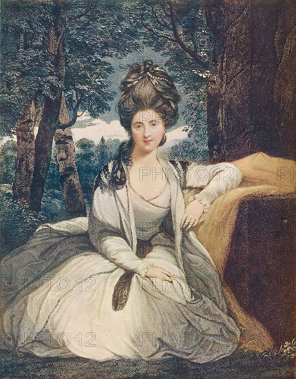 'Marchioness of Camden', 1777, (1908). Artist: Luigi Schiavonetti.