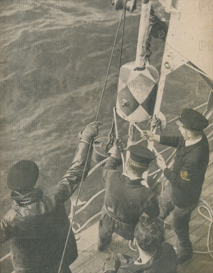 'Aboard a British Minesweeper', 1945. Artist: Unknown.