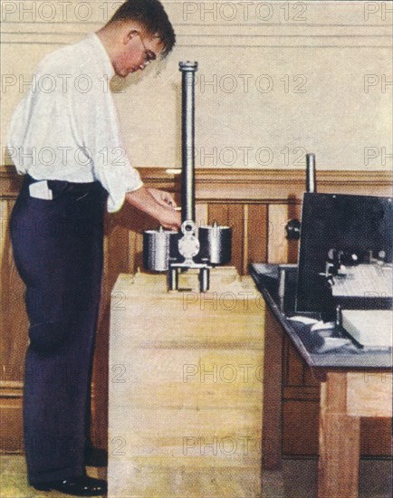 Weighing the Earth, 1938. Artist: Unknown.