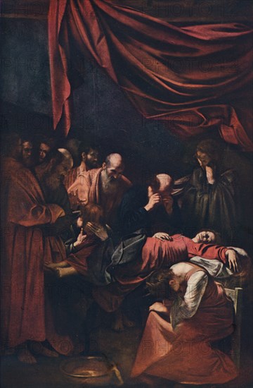'Death of the Virgin', c1606. Artist: Michelangelo Caravaggio.