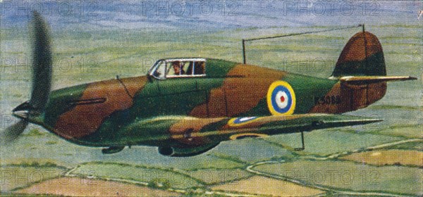 'Hawker Hurricane Fighter', 1938. Artist: Unknown.