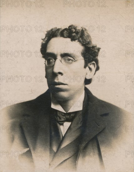 'Israel Zangwill', (1864-1926). British humorist and writer, 1894-1907. Artists: Israel Zangwill, Unknown.