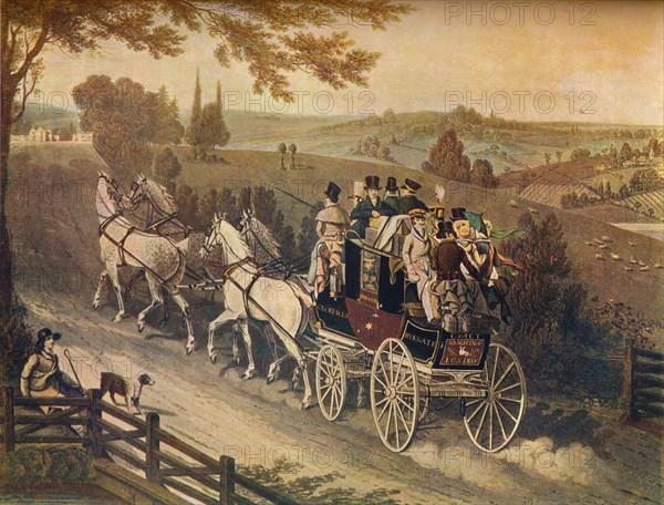 'Stage Coach', c19th century. Artist: Matthew Dubourg.