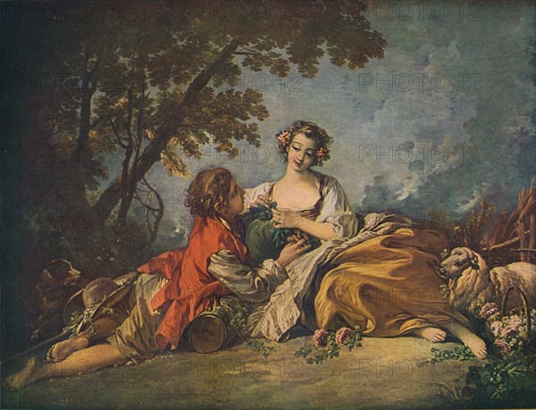 'Pastoral Subject', 18th century. Artist: Francois Boucher.