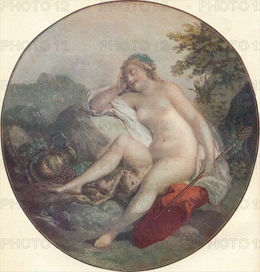 'A Bacchante', 18th century. Artist: Francois Boucher.