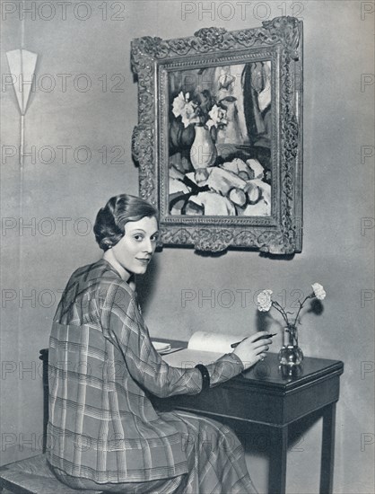 'Marie Ney in her Flat', c1934. Artist: Unknown.