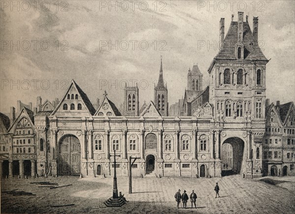 'The Hotel de Ville in 1583', 1915. Artist: Unknown.