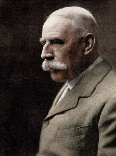 Sir Edward Elgar, (1857-1934), English composer, early 20th century. Artist: Unknown.