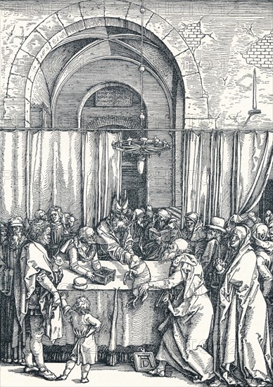 'The Rejection of Joachim's Offering', 1506 (1906). Artist: Albrecht Durer.