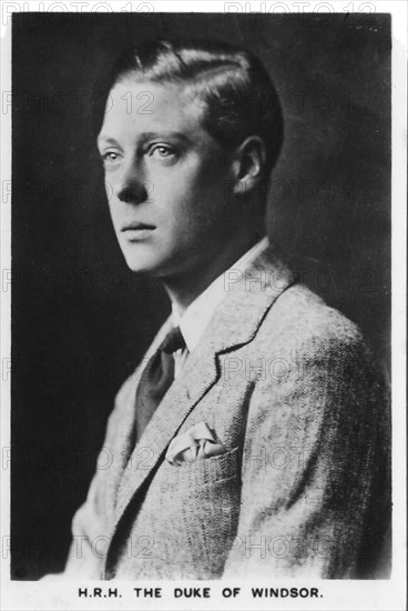 'HRH The Duke of Windsor', 1937. Artist: Unknown.