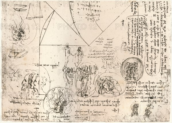 Studies of emblems, c1472-c1519 (1883). Artist: Leonardo da Vinci.