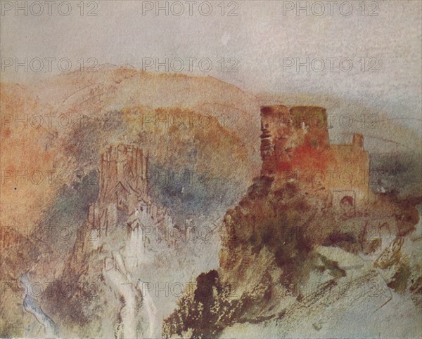 'Burg Eltz and Trutz Eltz from the North', 1840. Artist: JMW Turner.