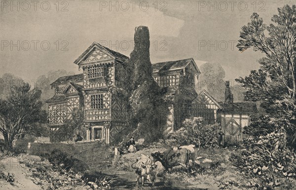 Little Moreton Hall, Cheshire, 1915. Artist: Unknown.