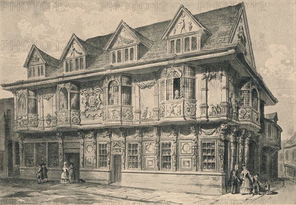 Old house at Ipswich, Suffolk, 1915. Artist: Unknown.