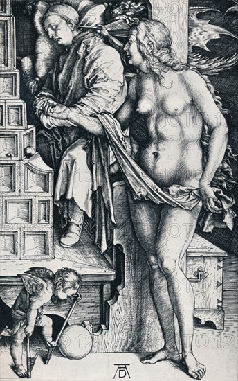 'The Dream of the Doctor', 1497-1498 (1906). Artist: Albrecht Durer.