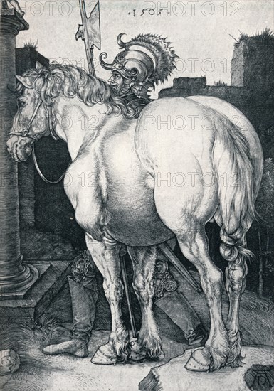 'The Large Horse', 1505 (1906). Artist: Albrecht Durer.