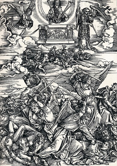 'The Four Avenging Angels', 1498 (1906). Artist: Albrecht Durer.