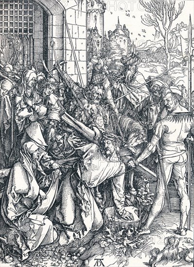 'Christ Bearing the Cross', 1498 (1906).  Artist: Albrecht Durer.