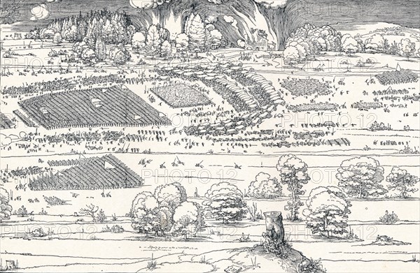 'The Siege of a Fortress II', 1527 (1906). Artist: Albrecht Durer.