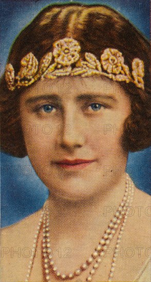 The Duchess of York at the time of her wedding, 1923 (1935). Artist: Unknown.