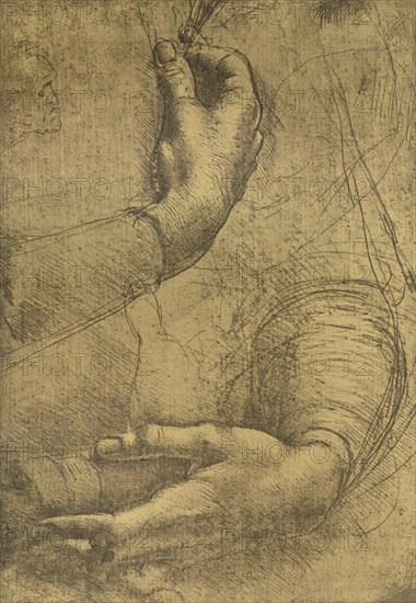 Study of female hands, c1472-c1519 (1883). Artist: Leonardo da Vinci.