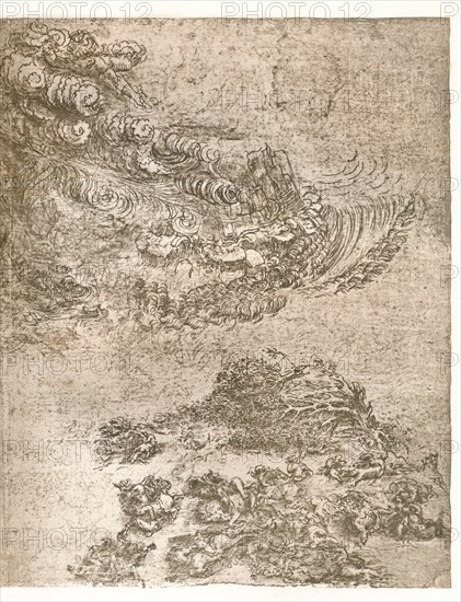 Representation of a tempest, c1472-c1519 (1883).  Artist: Leonardo da Vinci.