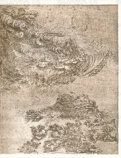 Representation of a tempest, c1472-c1519 (1883). Artist: Leonardo da Vinci.