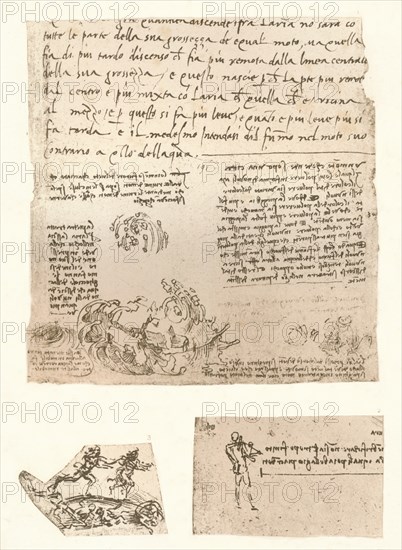 Three drawings, c1472-c1519 (1883). Artist: Leonardo da Vinci.