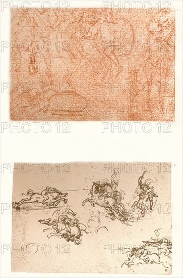 Two drawings, c1472-c1519 (1883). Artist: Leonardo da Vinci.