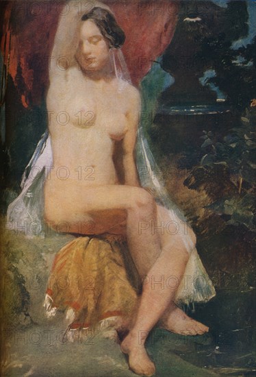 'Woman at a Fountain', c1840.